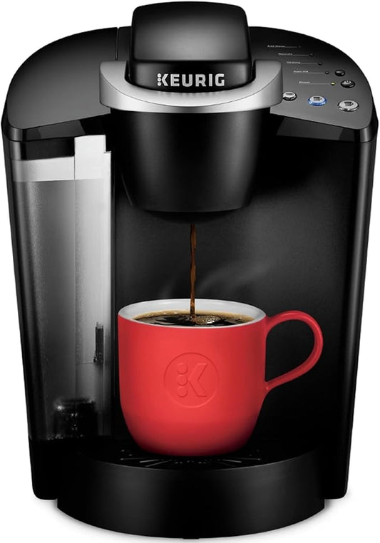 Keurig K-Classic Single-Serve Coffee Maker – Compatible with K-Cup Pods, Offers 3 Brew Sizes, Features a 48oz Removable Water Tank, Black